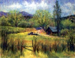 Cundiyo Memories Pastel painting by Sandra Place 11K