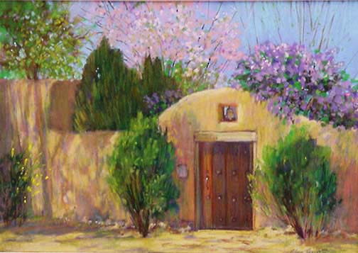 Wall Lilac gate Painting