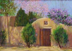 Wall Lilac gate Painting