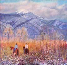 Taos Riders Painting