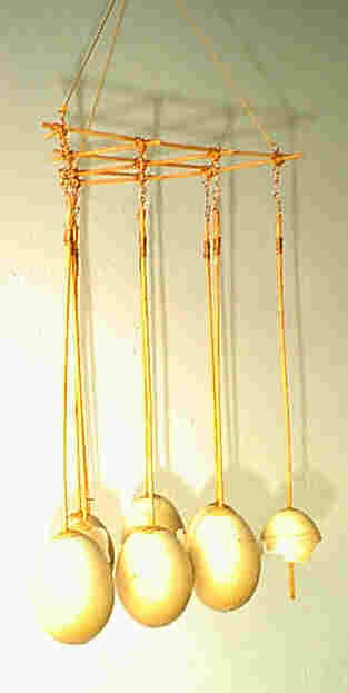 Egg wind chime