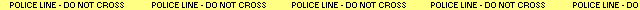 ---------- POLICE LINE - DO NOT CROSS ---------
