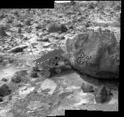 Picture of graffiti on rock