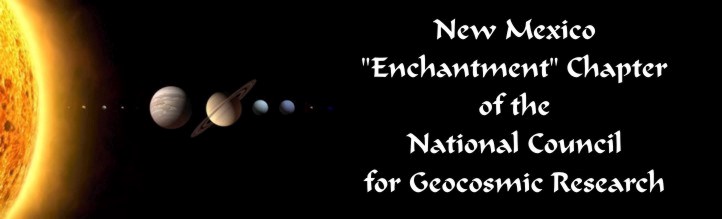 New Mexico "Enchantment" Chapter of the National Council for Geocosmic Research logo