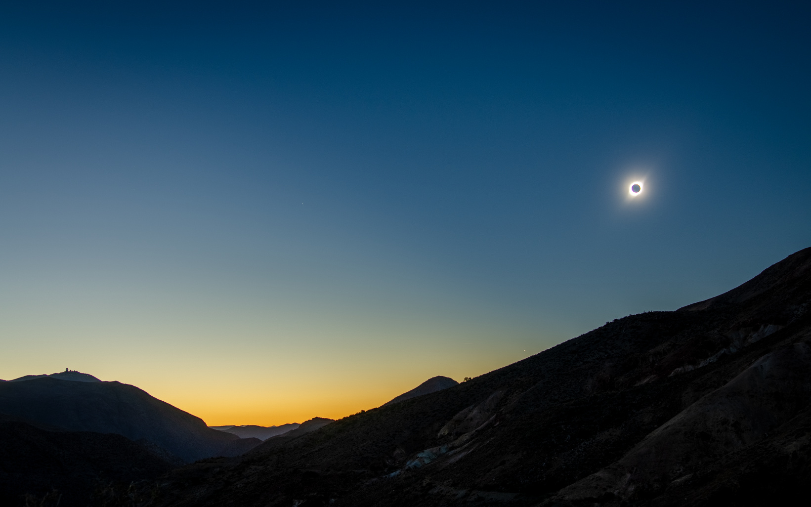 Total solar eclipse in Chile