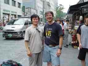 Ivanhoe Kim in InsaDong, Seoul