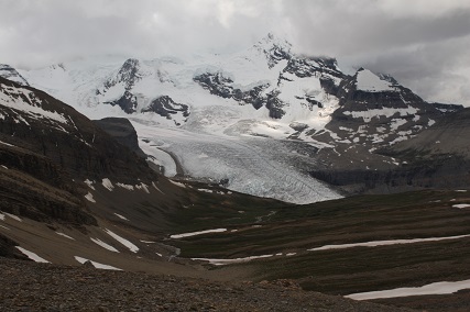 Robson Glacier from Snowbird Pass