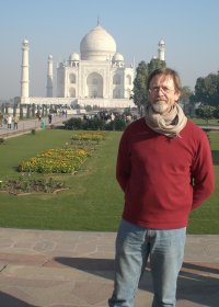 Hubert at the Taj Mahal