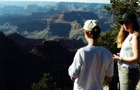 Niels and Saskia at the Grand Canyon